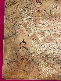 Buddist Hand Painted Thangka Of [white Tara], [real Gold], Lamas Art