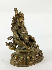 Buddhist Statue Of Yellow Jambhala, [finishing: Antique]