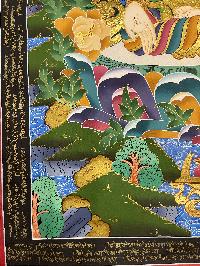 Buddhist Hand Painted Thangka Of White Tara, [real Gold], Lamas Art