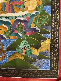 Buddhist Hand Painted Thangka Of White Tara, [real Gold], Lamas Art