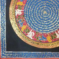 [stock Clearance], Hand Painted Mantra Mandala, [square Mandala]