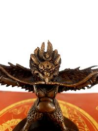 Buddhist Statue Of Garuda, [chocolate Oxidized]