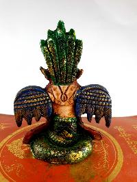 Resin Statue Of Naga Kanya [traditional Color Painted], [mix Color]