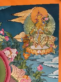 [master Quality], Buddhist Thangka Of Medicine Buddha, [original]