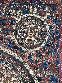 Buddhist Handmade Thangka Of Pancha Mandala Thangka