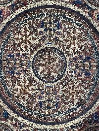 Buddhist Handmade Thangka Of Pancha Mandala Thangka