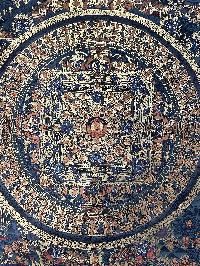 Buddhist Handmade Thangka Of Mandala Thangka