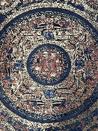 Buddhist Handmade Thangka Of Lokeshvara Mandala Thangka