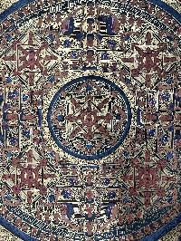 Buddhist Handmade Thangka Of Pancha Mandala Thangka