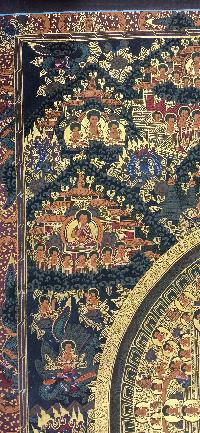 Buddhist Handmade Thangka Of Buddha Mandala Thangka