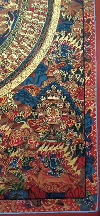 Buddhist Handmade Thangka Of Buddha Mandala Thangka