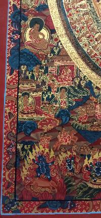 Buddhist Handmade Thangka Of Buddha Mandala Thangka