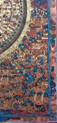 Buddhist Handmade Thangka Of Mandala Thangka