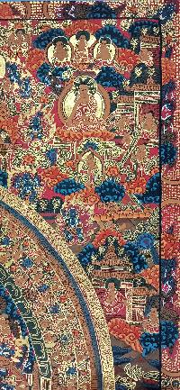 Buddhist Handmade Thangka Of Buddha Mandala Thangka