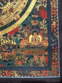 Buddhist Handmade Thangka Of Buddha Mandala Thangka