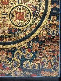 Buddhist Handmade Thangka Of Pancha Mandala Thangka