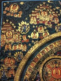 Buddhist Handmade Thangka Of Pancha Mandala Thangka