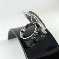 Designer Silver Jewellery With Labradorite Long Stone Rings