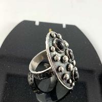 Designer Silver Jewellery With Blackstar Bubble Stone Rings