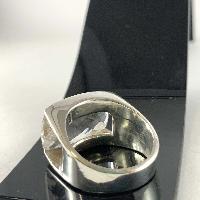 Designer Silver Jewellery With Crystal Cheeker Cutting Stone Rings