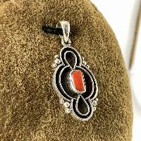 Designer Silver Of Coral Pendants