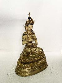 Buddhist Statue Of Vajrasattva, [traditional Color, Full Gold Plated]