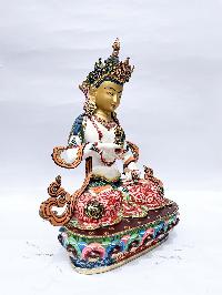 Buddhist Statue Of Vajrasattva, [stone Setting, Traditional Color, Face Painted]