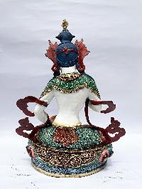 Buddhist Statue Of Vajrasattva, [stone Setting, Traditional Color, Face Painted]