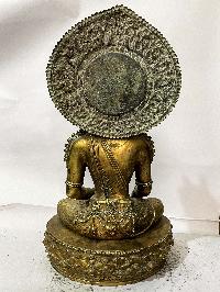 Buddhist Statue Of Shakyamuni Buddha [full Gold Plated]