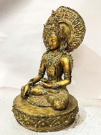 Buddhist Statue Of Shakyamuni Buddha [full Gold Plated]