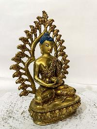Buddhist Statue Of Amitabha Buddha, [full Gold Plated, Face Painted]