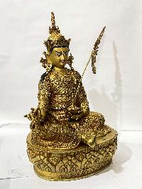 [master Quality], Buddhist Statue Of Padmasambhava, [full Gold Plated, Face Painted]
