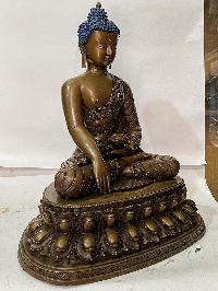 [master Quality], Buddhist Statue Of Shakyamuni Buddha, [chocolate Oxidized], [rare Find]