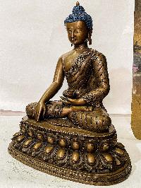 [master Quality], Buddhist Statue Of Shakyamuni Buddha, [chocolate Oxidized], [rare Find]