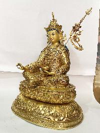 [master Quality], Buddhist Statue Of Padmasambhava, [full Gold Plated, Face Painted