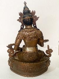 [master Quality], Buddhist Statue Of Vajrasattva, [chocolate Oxidized], [rare Find]