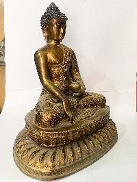 [master Quality], Buddhist Statue Of Shakyamuni Buddha, [gold Plated, Antique]