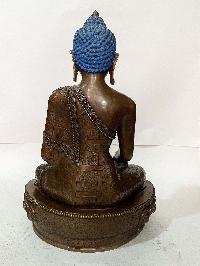 [master Quality], Buddhist Statue Of Shakyamuni Buddha, [chocolate Oxidized, Face Painted]