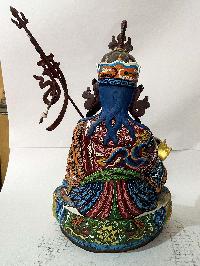 [master Quality], Hq, Buddhist Statue Of Padmasambhava, [traditional Color, Face Painted]