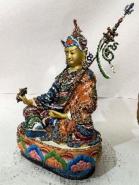 [master Quality], Hq, Buddhist Statue Of Padmasambhava, [traditional Color, Face Painted]