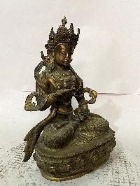 Buddhist Statue Of Vajrasattva, [full Gold Plated, Antique]