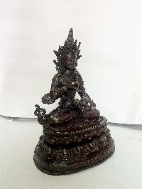 Hq, Buddhist Statue Of Vajrasattva, [chocolate Oxidized]