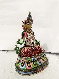 Hq, Buddhist Statue Of Vajrasattva, [traditional Color, Face Painted]