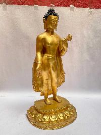 [master Quality], Buddhist Statue Of Dipankara Buddha, [full Gold Plated]