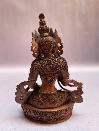 [master Quality], Buddhist Statue Of Vajrasattva, [chocolate Oxidized] And Very Fine Deep Carving