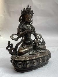 Buddhist Statue Of Vajrasattva, [black Oxidized]