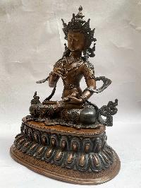 Buddhist Statue Of Vajrasattva, [chocolate Oxidized]