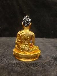 Buddhist Miniature Statue Of Amitabha Buddha, [full Gold Plated]