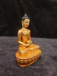 Buddhist Miniature Statue Of Amitabha Buddha, [full Gold Plated]