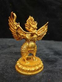 Garuda Statue, Buddhist Miniature Statue, [full Gold Plated]